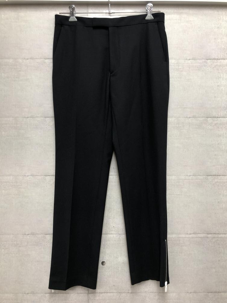 【中古】RAF SIMONS 20AW Slim fit pants with ankle zips サイズ48　タグ付き　パンツ　ラフシモンズ