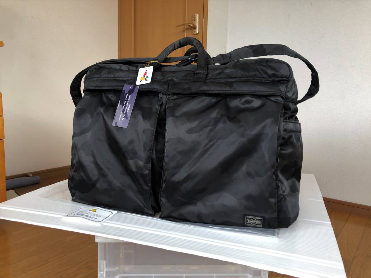 TANKER ANNIVERSARY タンカー MODEL(タンカー 30thアニバーサリーモデル 30th ポーター 30周年 ボストンバッグ ショルダーバッグ 未使用級・激レアPORTER 記念の通販 周年 30周年限定 0 迷彩