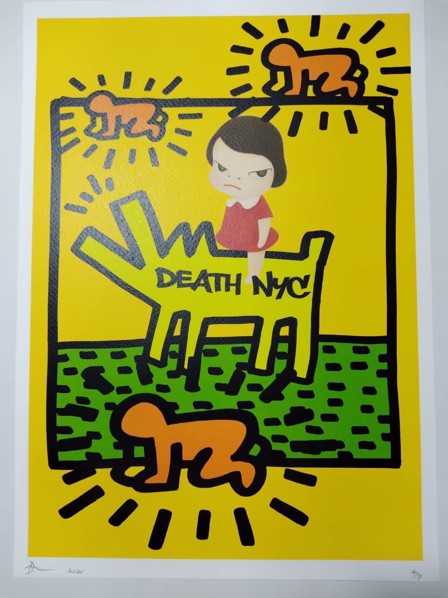 DEATH NYC 世界限定100枚 アートポスター Kaws カウズ コンパニオン