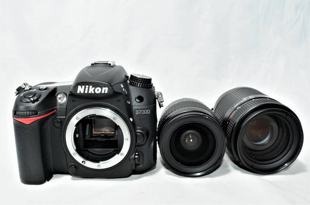 ☆バッグ付美品☆ ニコン Nikon デジタル一眼レフカメラ D7000 ダブル 