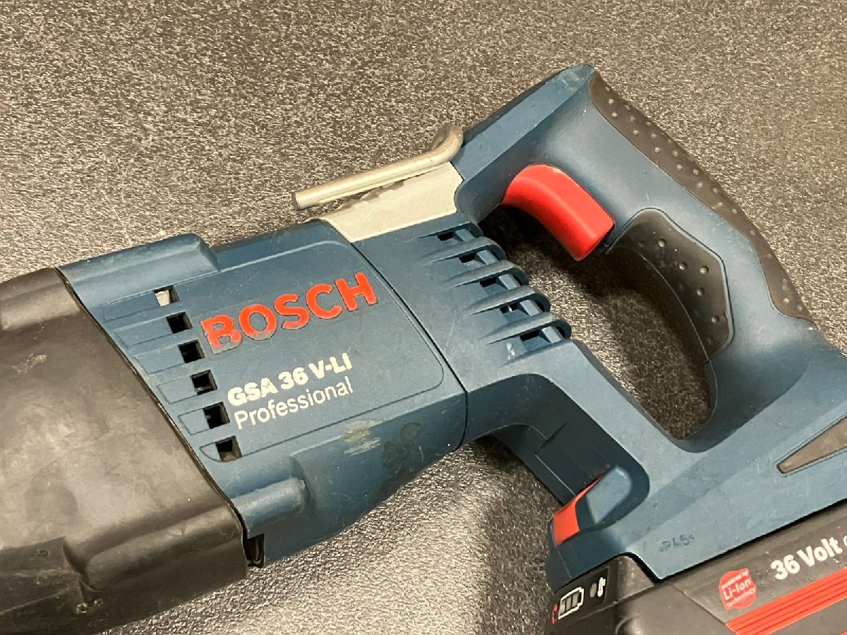【中古】BOSCH　セーバソー GSA36V-LI　充電式・バッテリー・ケース付き【ハンズクラフト熊本けやき通り店】 中古】BOSCH セーバソー GSA36V-LI 充電式・バッテリー・ケース付き