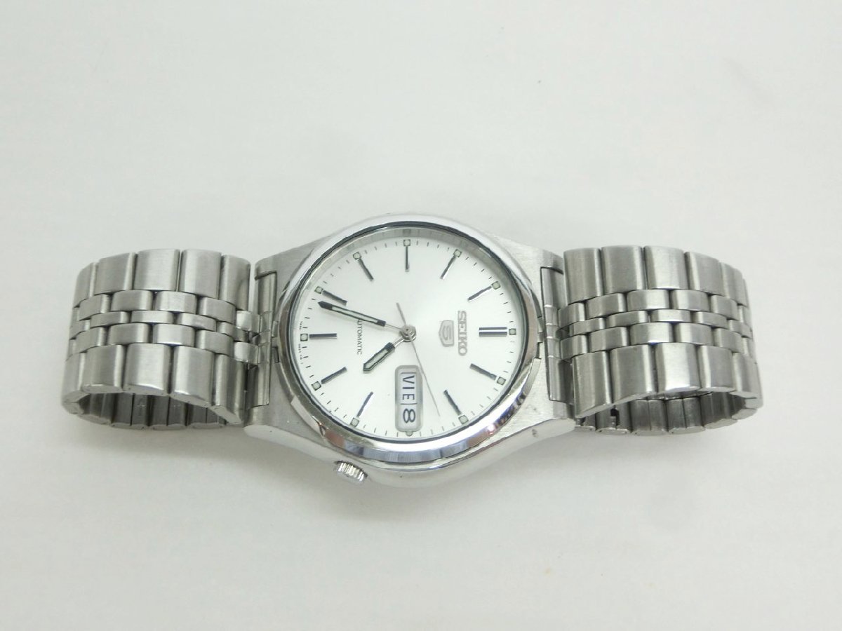 O-1237】稼働品 SEIKO 5 セイコー AUTOMATIC 7S26-0540 裏スケルトン 