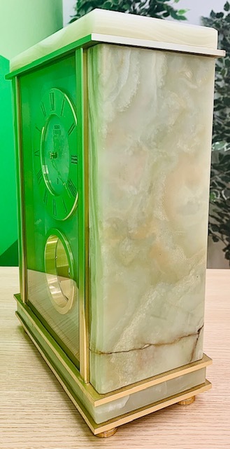 送料無料 SEIKO EMBLEM HW407M セイコー エンブレム 置き時計 オニキス