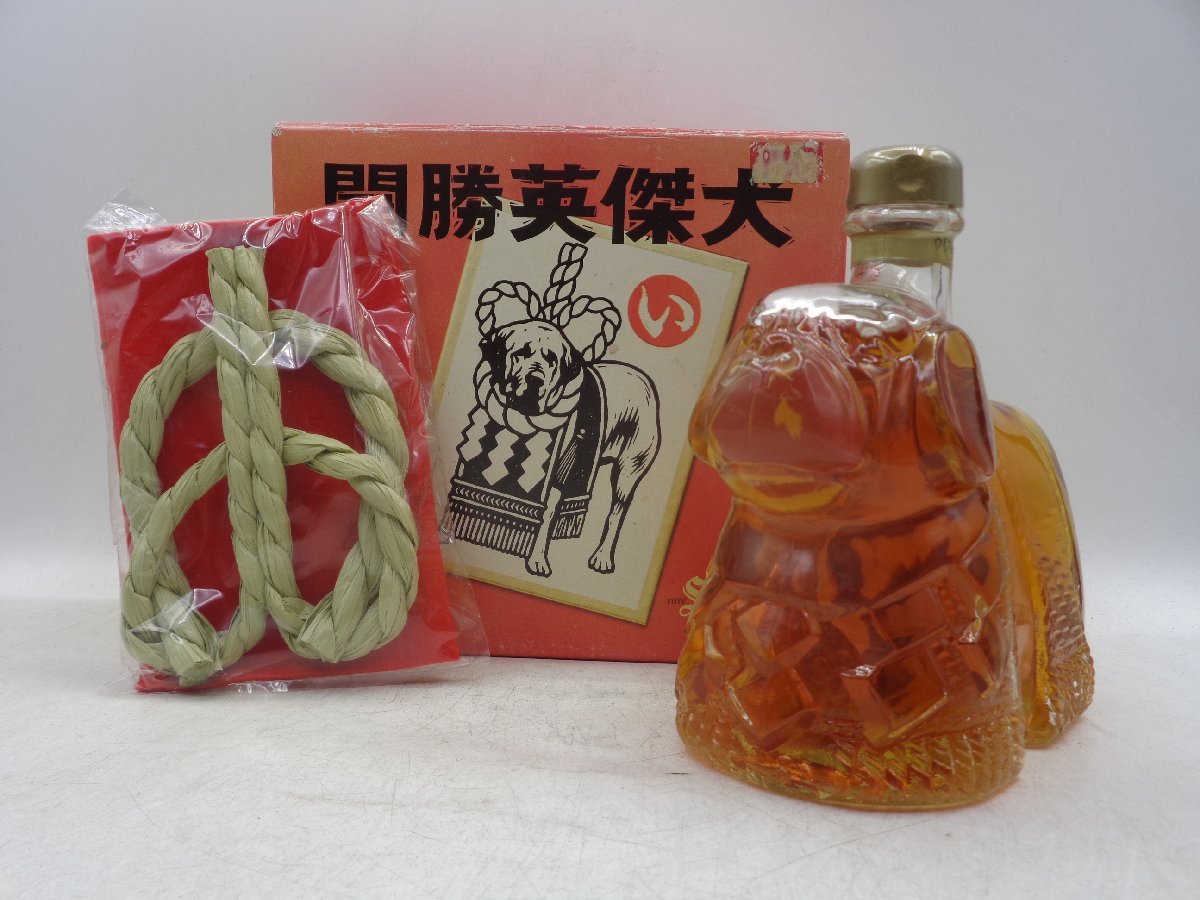 同梱OK商品】NIKKA WHISKY スーパー ニッカ 干支ボトル 戌 いぬ 闘勝
