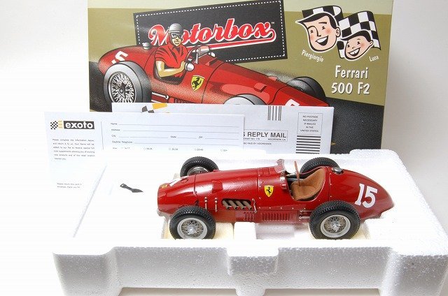 EXOTO（エグゾト）1/18 FERRARI フェラーリ 500 F2 ＃15 - Exoto