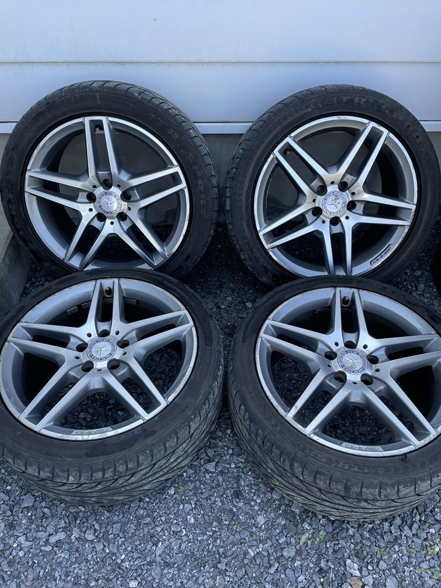  メルセデス ベンツ ホイールタイヤセット 18インチ AMG 4本(ラジアルタイヤ)｜売買されたオークション情報、yahooの商品情報をアーカイブ公開 - オークファン 5穴
