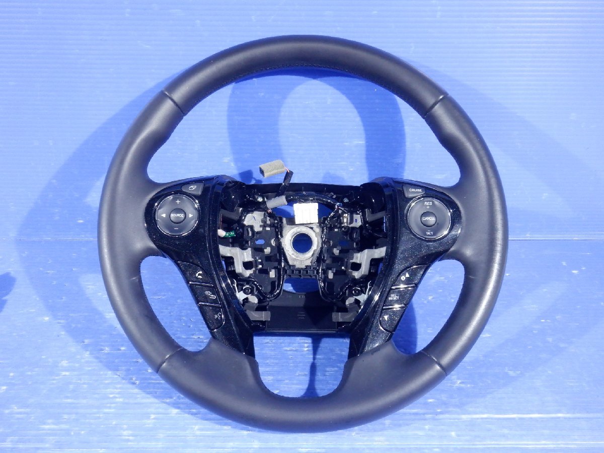 アコード ハイブリッド LX 純正 ステアリングホイール レザー
