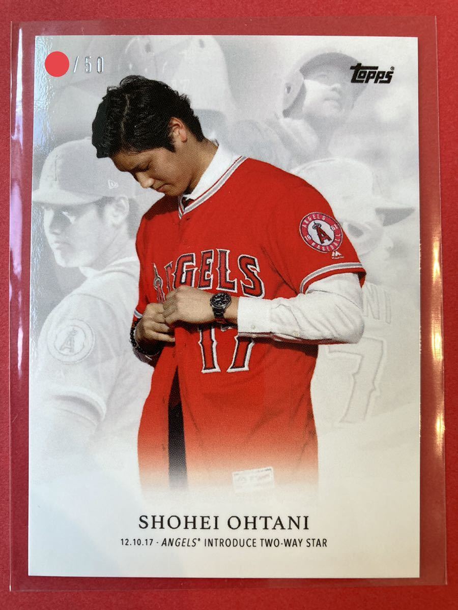 激レア 50枚限定 大谷翔平 カード 2019 TOPPS TRANSCENDENT VIP Party
