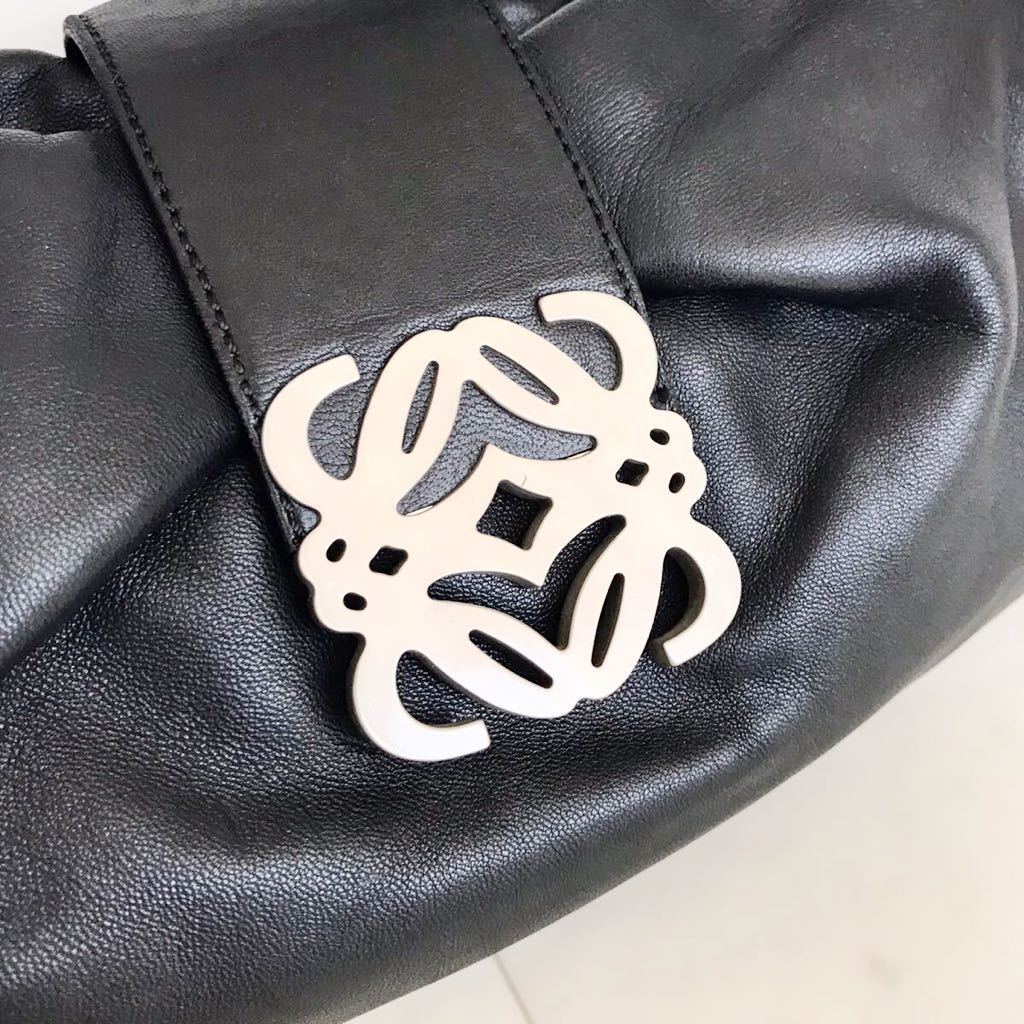 LOEWE ロエベ ナッパレザー ハンドバッグ アクセサリーポーチ