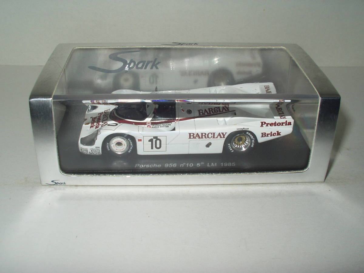 豊富な，人気セール Spark Porsche 956 #10 LM 1985 BARCLAY / スパーク 1985ルマン ポルシェ 956 1:43 バークレー(レーシングカー)｜売買されたオークション情報、yahooの商品情報をアーカイブ公開 - オークファン レーシングカー