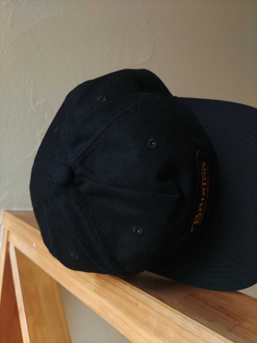 BRIXTON ブリクストン キャップ　ブラック　未使用! BRIXTON ブリクストン - スナップバック メッシュフラットキャップ SNPK