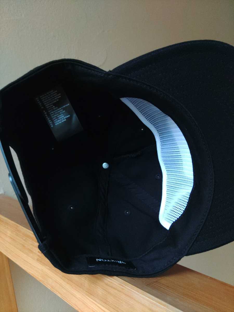 BRIXTON ブリクストン キャップ　ブラック　未使用! BRIXTON ブリクストン - スナップバック メッシュフラットキャップ SNPK