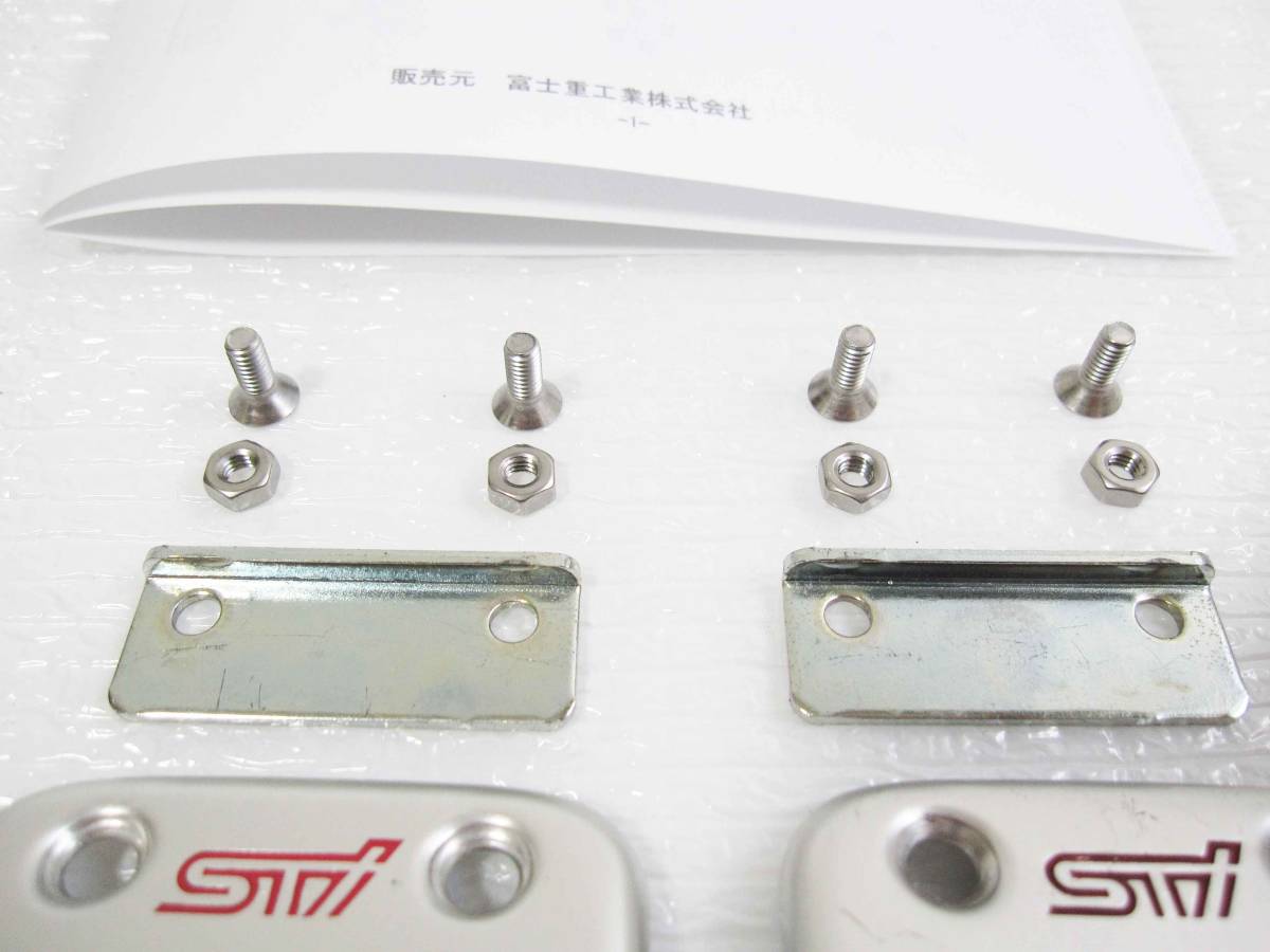 使用少】【希少 MT 】【オマケ付】 スバル STi 純正 MT ペダル パッド 