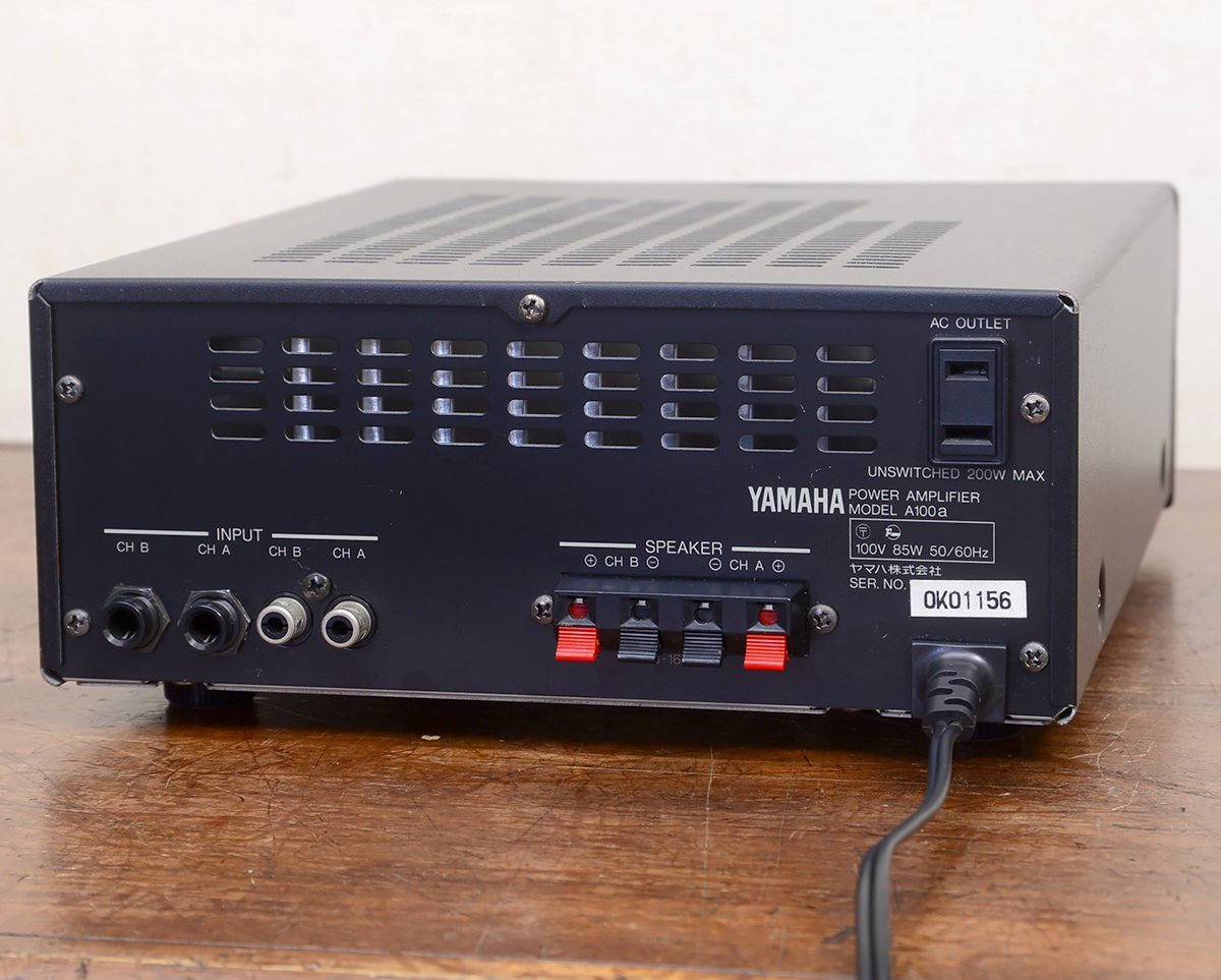 YAMAHA A100a ヤマハ ステレオ パワーアンプ YAMAHA ヤマハ A100