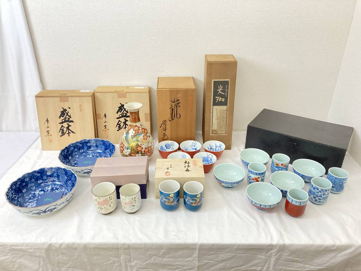 人気定番，得価 OH83 S 保管品 箱入り 陶磁器 まとめ売り たち吉 有田焼 九谷焼 他 食器 茶碗 湯呑 花瓶 和食器 洋食器 陶器 陶磁(その他)｜売買されたオークション情報、yahooの商品情報をアーカイブ公開 - オ 陶磁一般