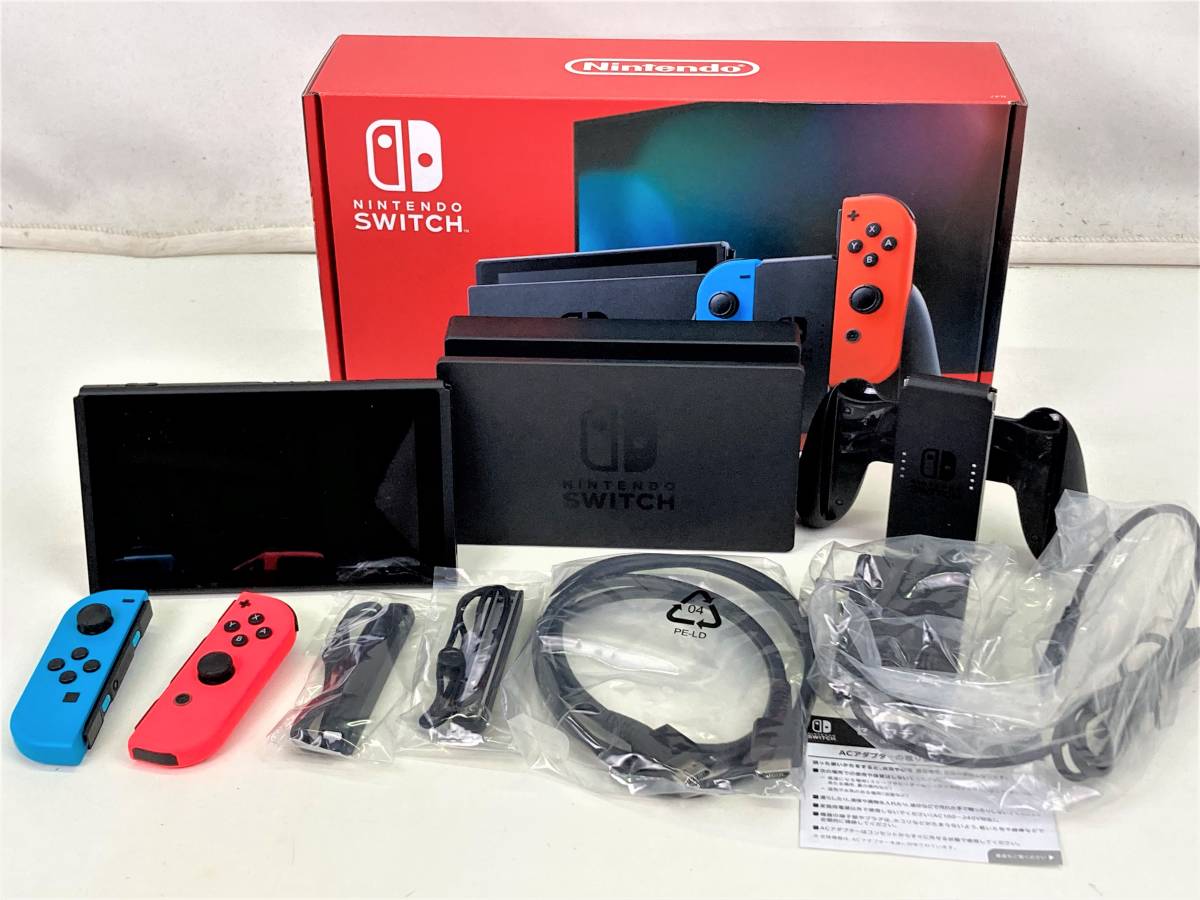 09066 1円 ニンテンドースイッチ 本体 HAD-S-KABAA XKJ~ ネオンブルー 