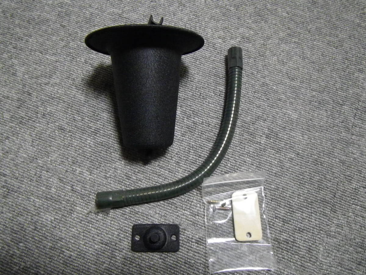 チューリップ灰皿 当時物 新品 珍しい黒 街道レーサー 旧車 当時物