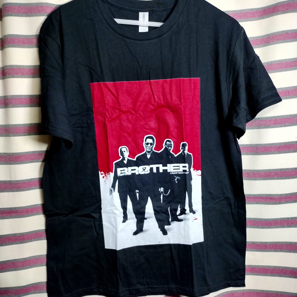 【人気，安い】 BROTHER ブラザー 海外版 Tシャツ Lサイズ 北野武 ビートたけし(Tシャツ)｜売買されたオークション情報、yahooの商品情報をアーカイブ公開 - オークファン Tシャツ