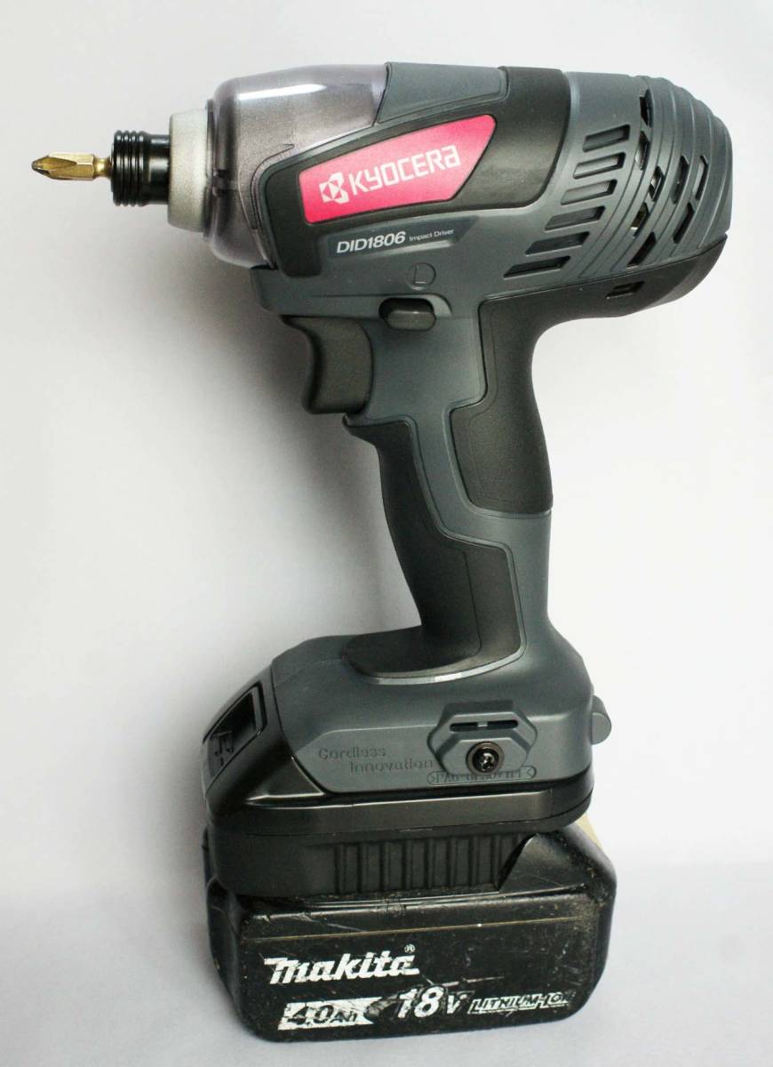 ★リョービRyobi(京セラ)の18Vドリル←マキタの電池で動くアダプター★D32 ⑨☆リョービRyobi(京セラ)18Vドリル←マキタの電池で動く K☆リョービRyobi(京セラ)の18Vドリル←マキタの電池で動く リョービ ⑩◇リョービRyobi(京セラ)の18Vドリルを日立(HIKOKI)の電池変換 京セラ（メーカーリョービ）の通販 京セラ（リョービ）のインパクトドライバーのおすすめ人気