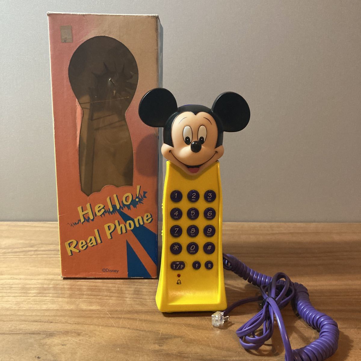 1円〜)DISNEY公式 80年代 ディズニー ミッキーマウス プッシュホン 1円〜)DISNEY公式 80年代 ディズニー ミッキーマウス プッシュホン