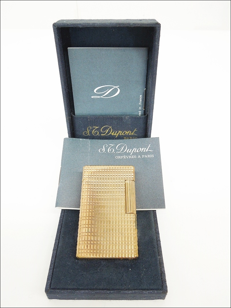 定番人気，爆買い 10 27-514467-01 S A デュポン S.T.Dupont S8EE53 ガスライター フランス製 喫煙グッズ 用品 箱付き ゴールド系 雑貨 名27(デュポン)｜売買されたオークション情報、yahooの商品情報をアーカイブ公開 - オ デュポン