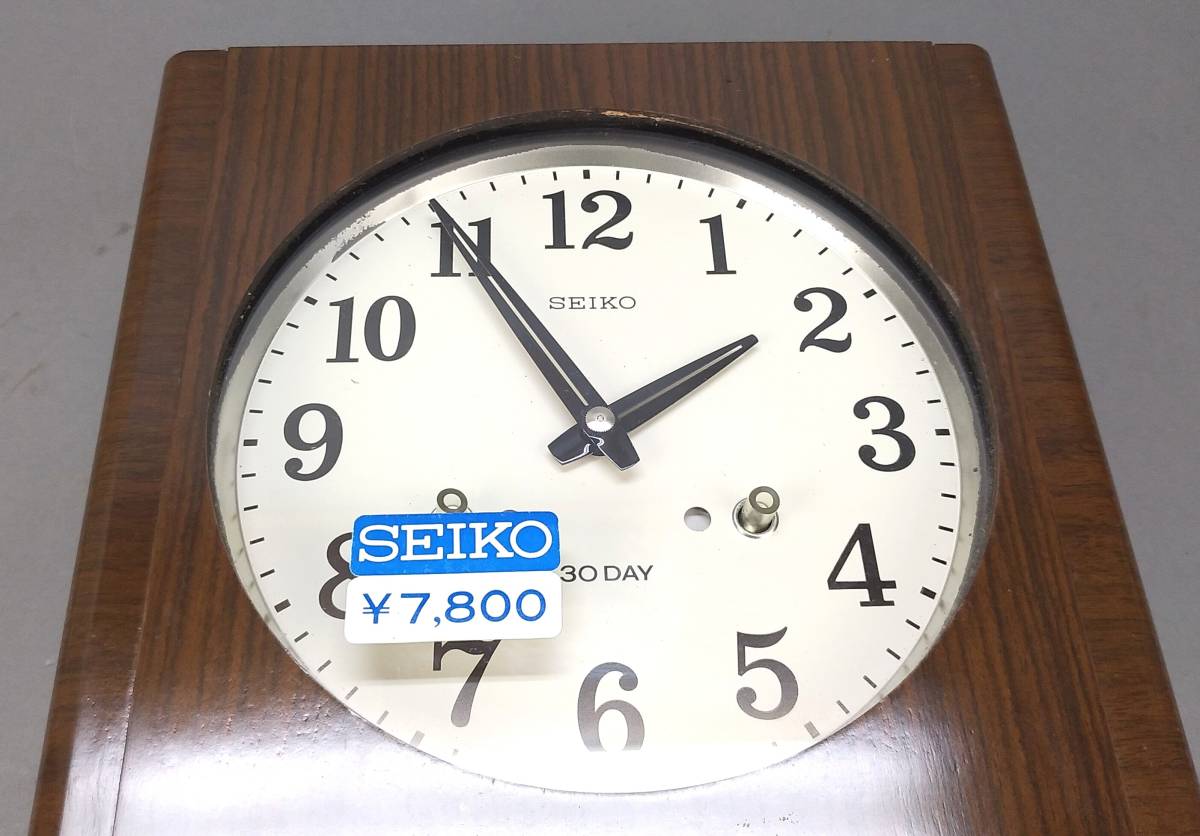 KL09◇セイコー◇壁掛時計 4PC-453B 希少 未使用 保管品 SEIKO 