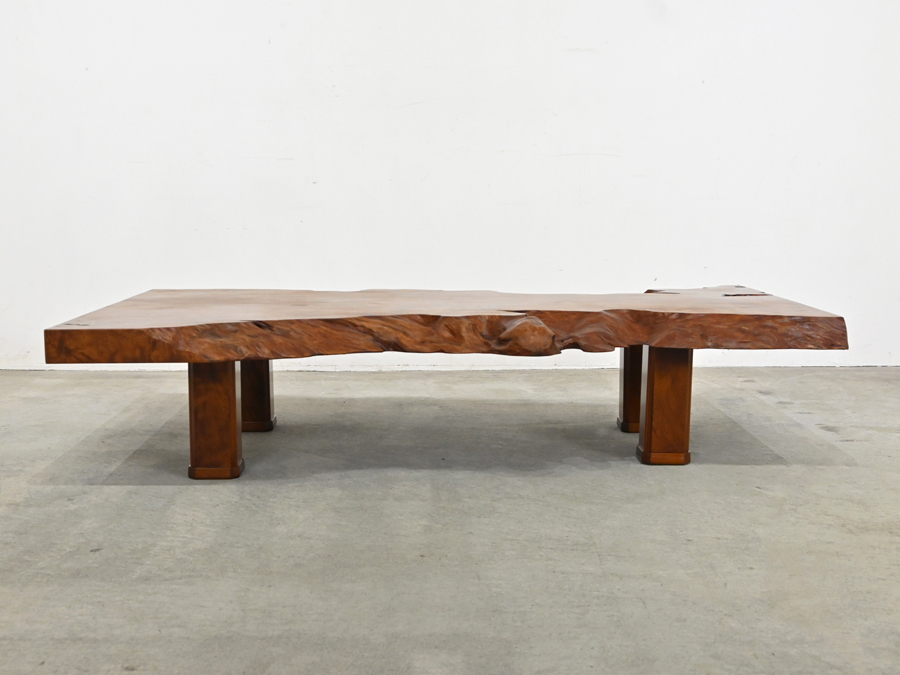 希少 屋久杉 一枚板 座卓 1.6×1.0m 厚さ6.8cm/銘木 世界遺産 縄文杉