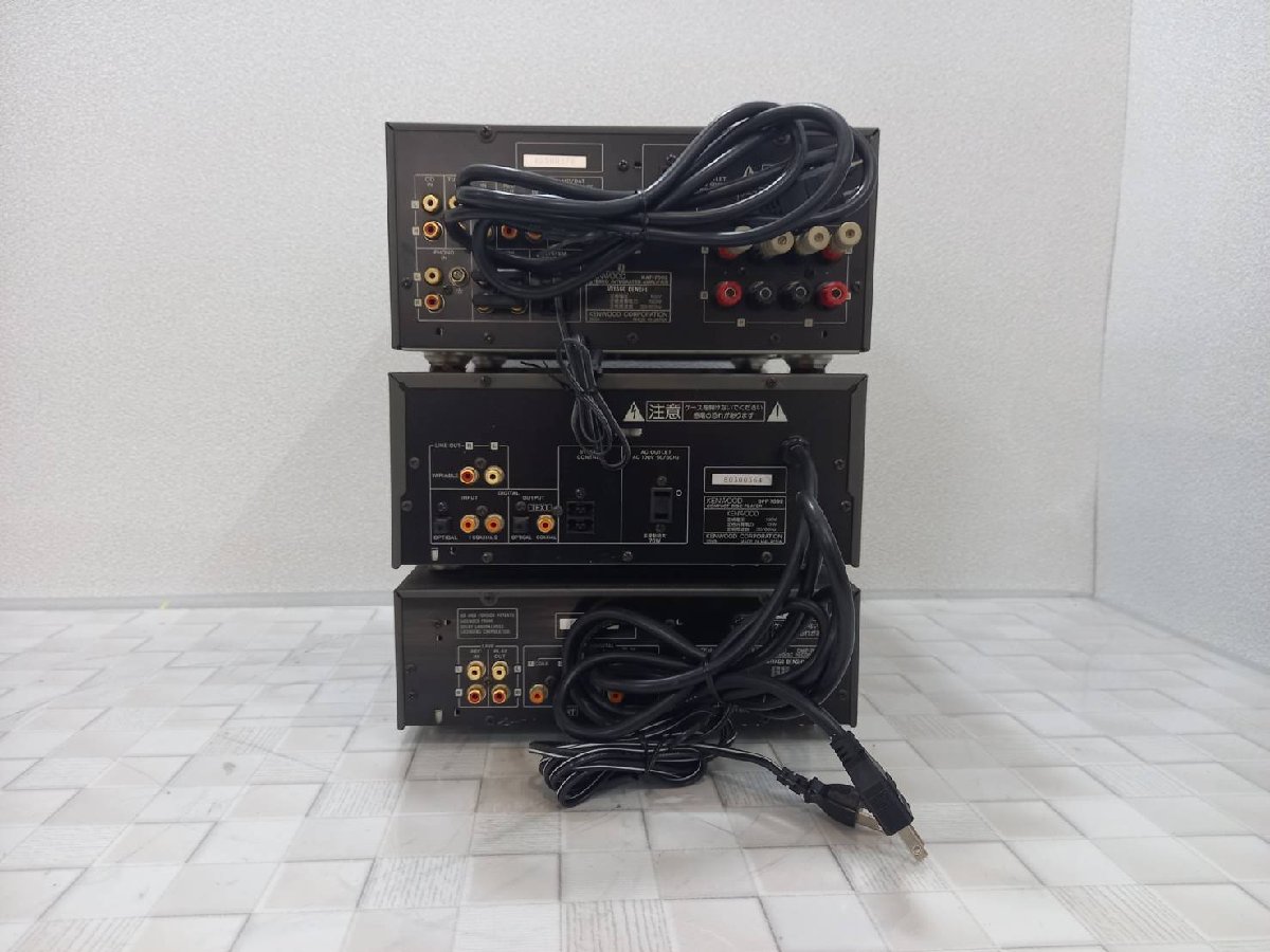 △1957　現状品　オーディオ機器　システムコンポ　KENWOOD　LSF-777　DPF-7002　KAF-7002　DMF-7002S　ケンウッド KENWOOD ケンウッド + 音出し確認済 A-85&frasl;T-85&frasl;DP-950&frasl;GE-850&frasl;X-85&frasl;S-9ML 中古品