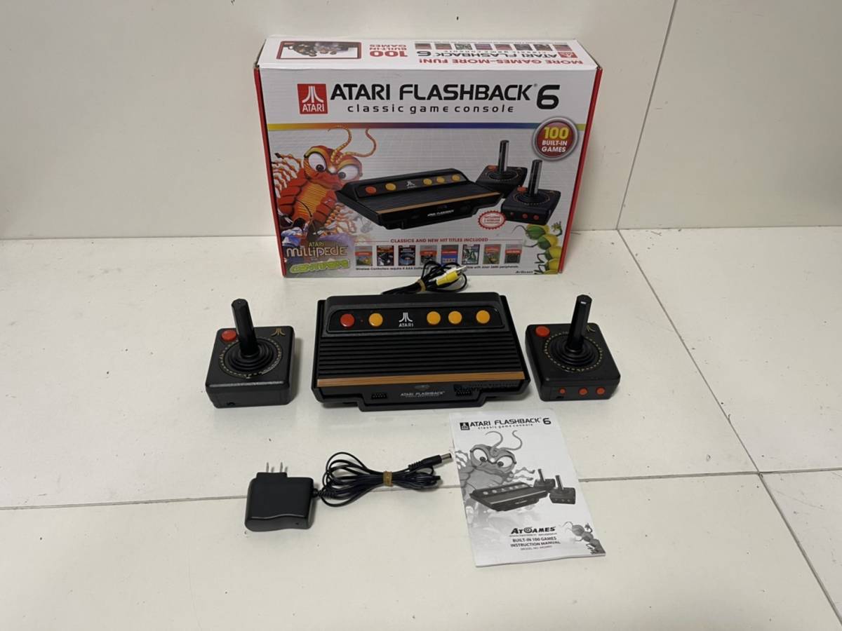 レア アタリ Atari Flashback 6 Classic Game Console 本体 内蔵ソフト 