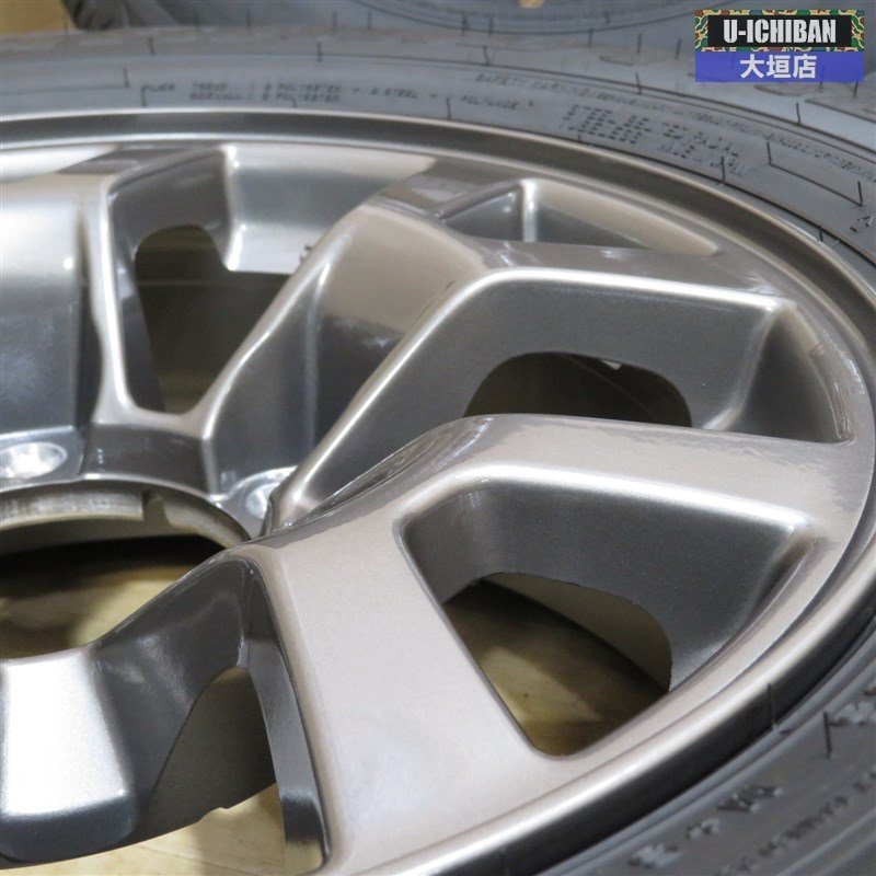 新車外し 2022年製 ダンロップ グラントレック AT20 195/80R15 JB74 シエラ 純正 15インチ 5H 139.7 ガンメタ 4本セット 002 9 新車外し 2022年製 ダンロップ 2本 中古タイヤ 195&frasl;80R15ジムニーシエラ