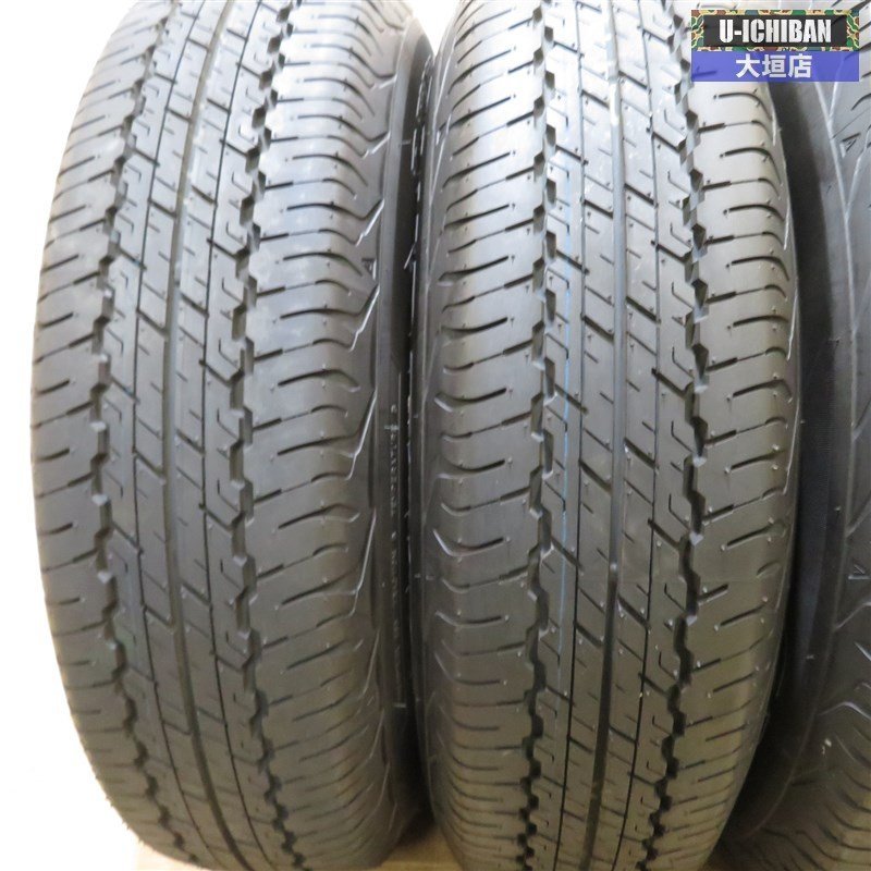 新車外し 2022年製 ダンロップ グラントレック AT20 195/80R15 JB74 シエラ 純正 15インチ 5H 139.7 ガンメタ 4本セット 002 9 新車外し 2022年製 ダンロップ 2本 中古タイヤ 195&frasl;80R15ジムニーシエラ