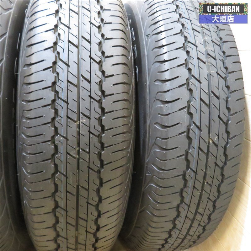 新車外し 2022年製 ダンロップ グラントレック AT20 195/80R15 JB74 シエラ 純正 15インチ 5H 139.7 ガンメタ 4本セット 002 9 新車外し 2022年製 ダンロップ 2本 中古タイヤ 195&frasl;80R15ジムニーシエラ