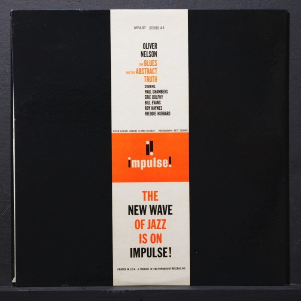 LP THE GELDER刻印 OLIVER ABSTRACT BLUES 初 TRUTH[USオリジナル AND