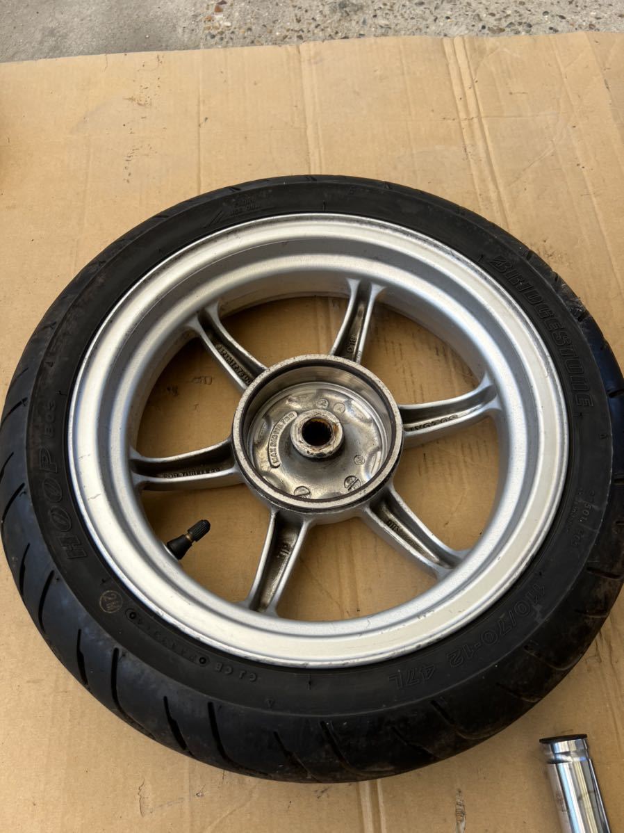 スズキ ZZ フロントフォーク 一式 前後ホイール 美品 アドレスv125
