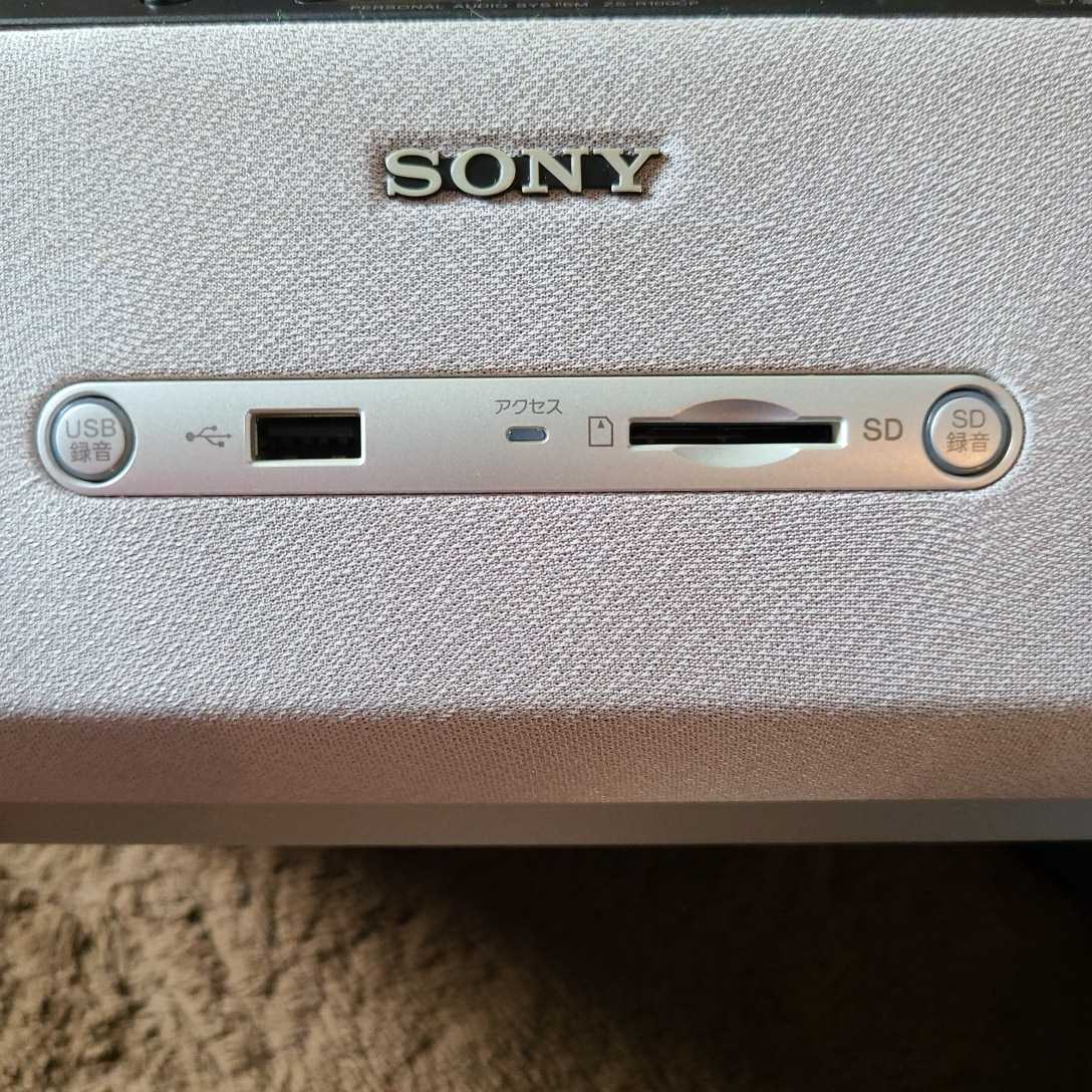 家電】ソニー CD/SDプレーヤー ZS-R100CP パーソナルオーディオ