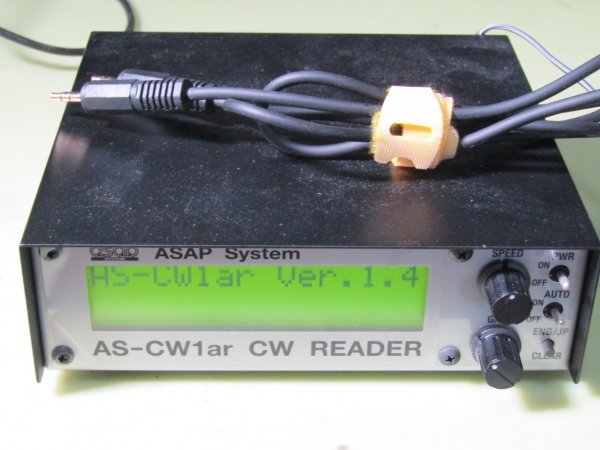 欧文／和文対応モールス符号解読器AS-CW1ar ○欧文／和文モールスに