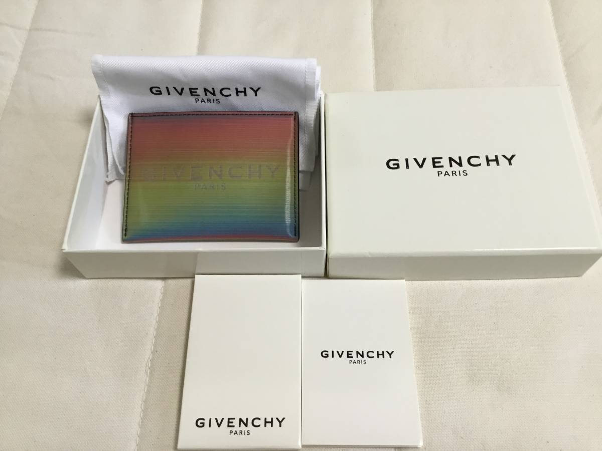 値下げ、新品ジバンシー GIVENCY 名刺入れ 未使用カードケース 箱あり