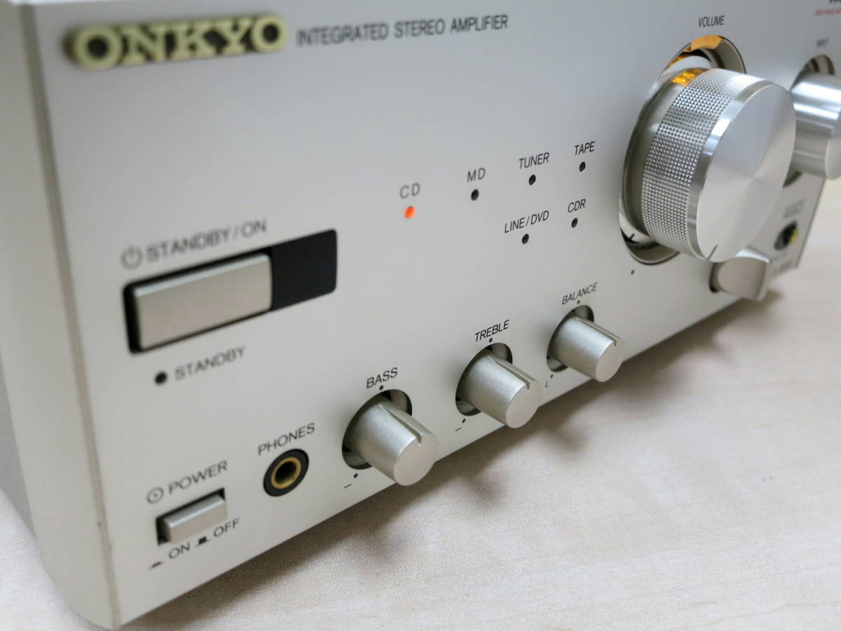 ☆オンキヨー ONKYO A-909X プリメインアンプ 動作良好 美品 カナレ
