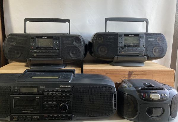SONY・Panasonic オーディオ機器まとめ売りセット 1円スタート CDラジカセ まとめてセット SONY zs-66 zs-70