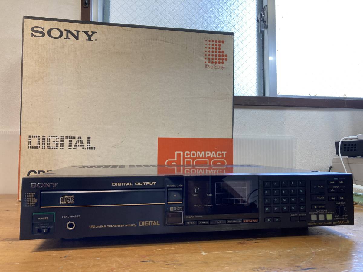SONY ソニー DIGITAL COMPACT DISC PLAYER CDP-553ESD 92204 CD