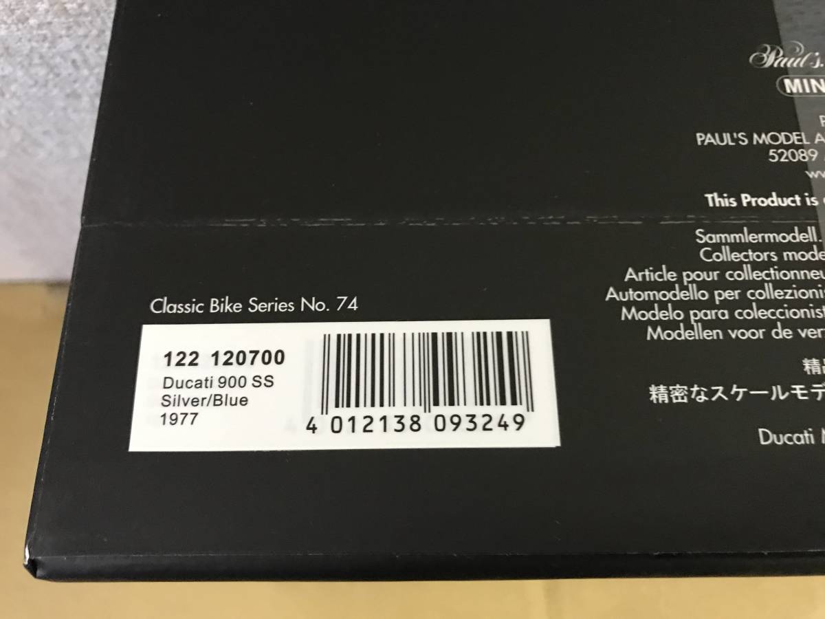 ★1/12 ドゥカティ 900 SS モーターバイク 1977 ブルー/シルバー 122120700 PMA タミヤ 1&frasl;12 DUCATI 小鹿 未開封 未組立
