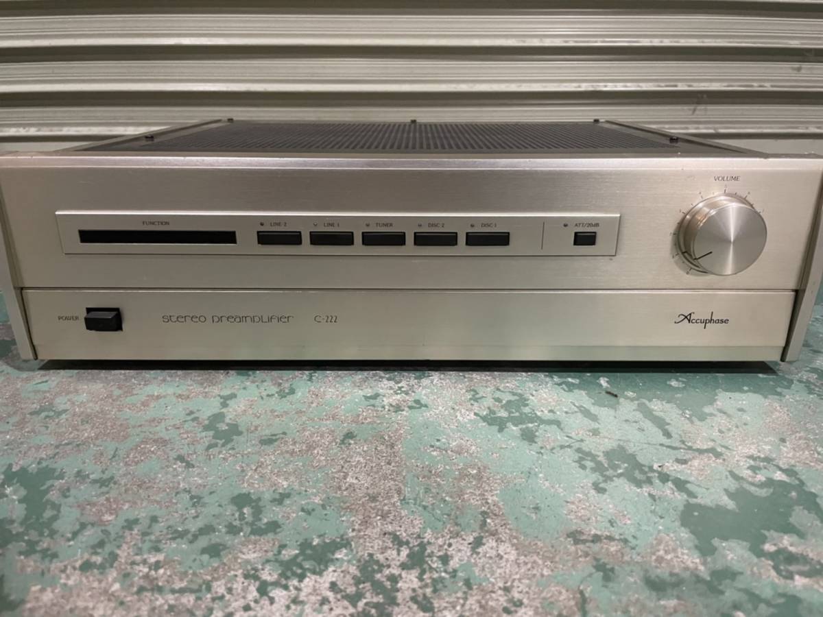 Accuphase アキュフェーズ C-222 Stereo preamplifier ステレオ