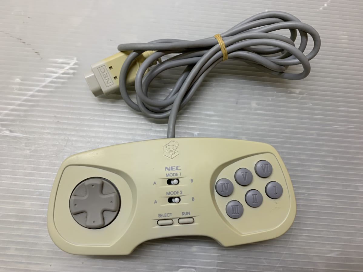 NEC PC-FX専用コントローラ FX-PAD 2個セット FXパッド ジャンク品(PC 