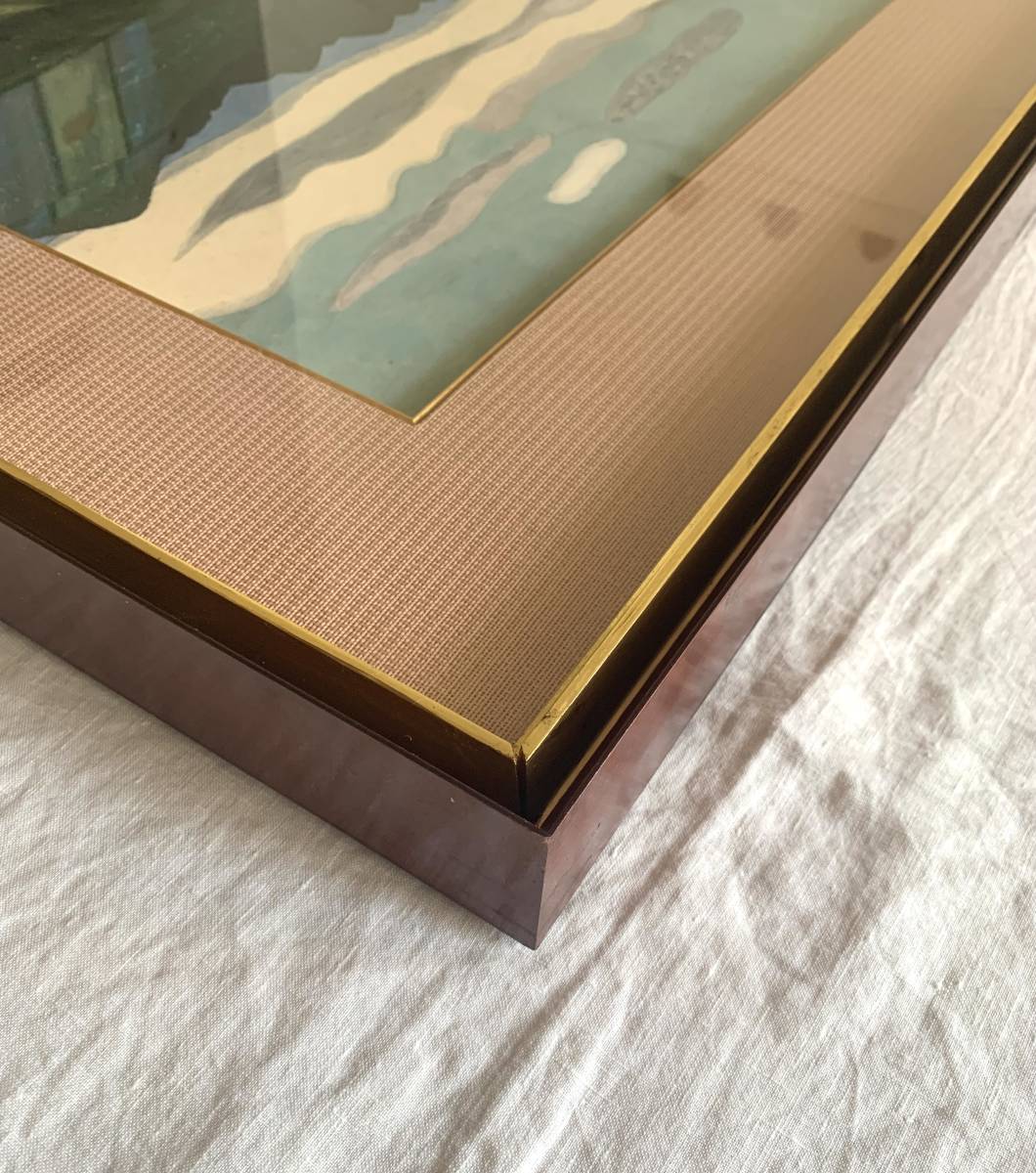 ② 嶋谷自然 「 山 」 日本画10号 額寸：68 × 74 ㎝ ／ 日展参与