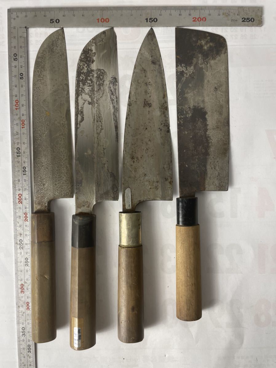 3本 セット ☆ 辻調理師専門学校 サクラ印 和包丁 ケース付 堺石藤