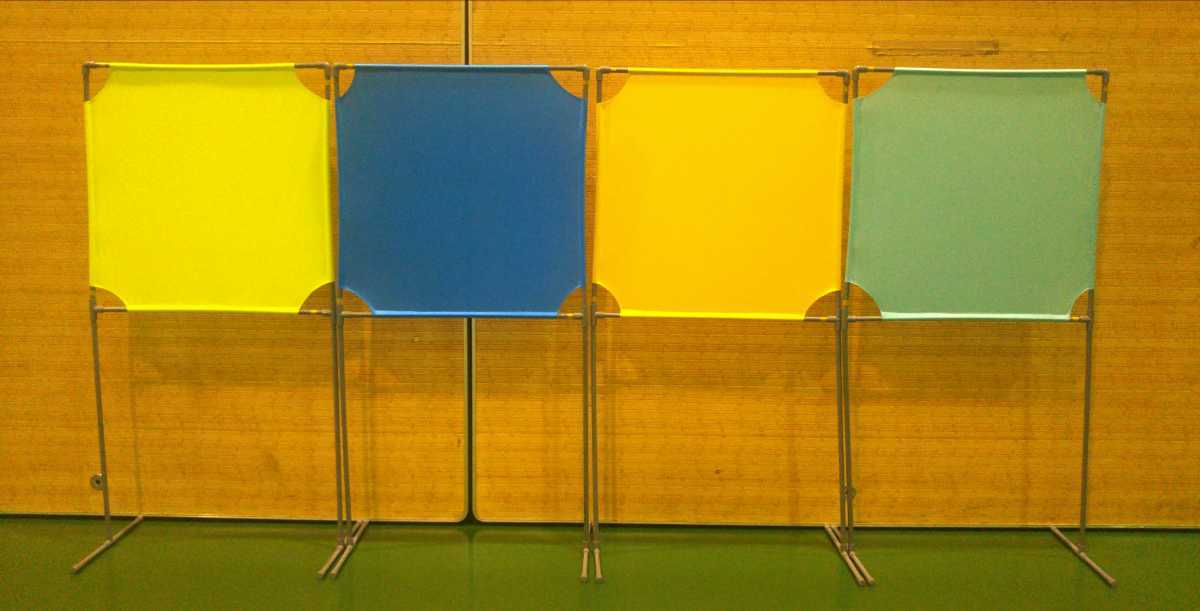 ブラック 角度が変えられる壁打ち無音布(むおんふ) YONEX 角度が変えられる