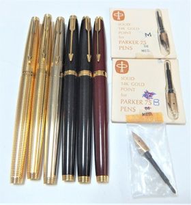PARKER 万年筆 30 14KのYahoo!オークション(旧ヤフオク!)の相場・価格