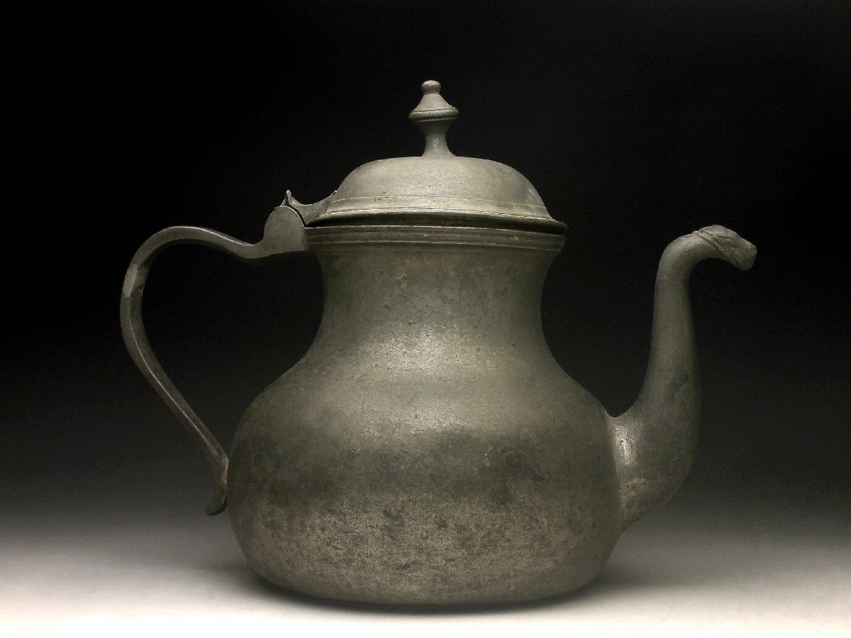 煎茶道具 古錫 錫製 茶壺 茶入 唐物 Etsy 茶壷 細工彫 花彫