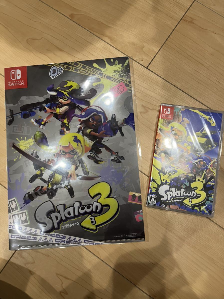  スプラトゥーン 3 特典クリアファイル付き(ニンテンドースイッチソフト)｜売買されたオークション情報、yahooの商品情報をアーカイブ公開 - オークファン ニンテンドースイッチソフト