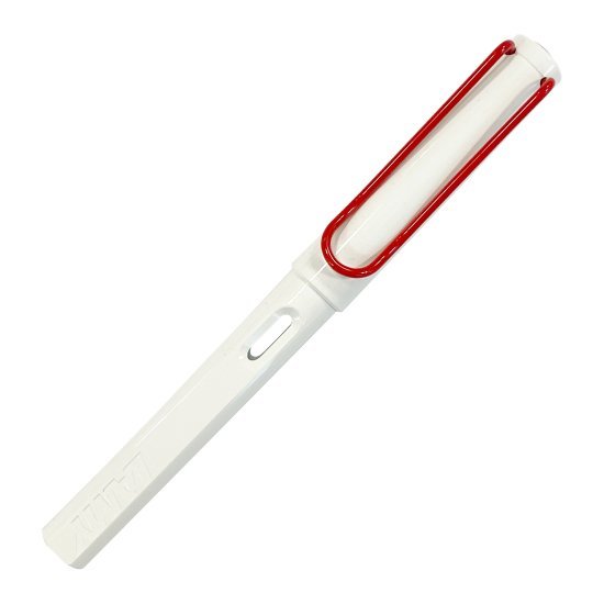 完全未使用】LAMY Safari White Red-Clip 漢字ニブ 【公式通販】
